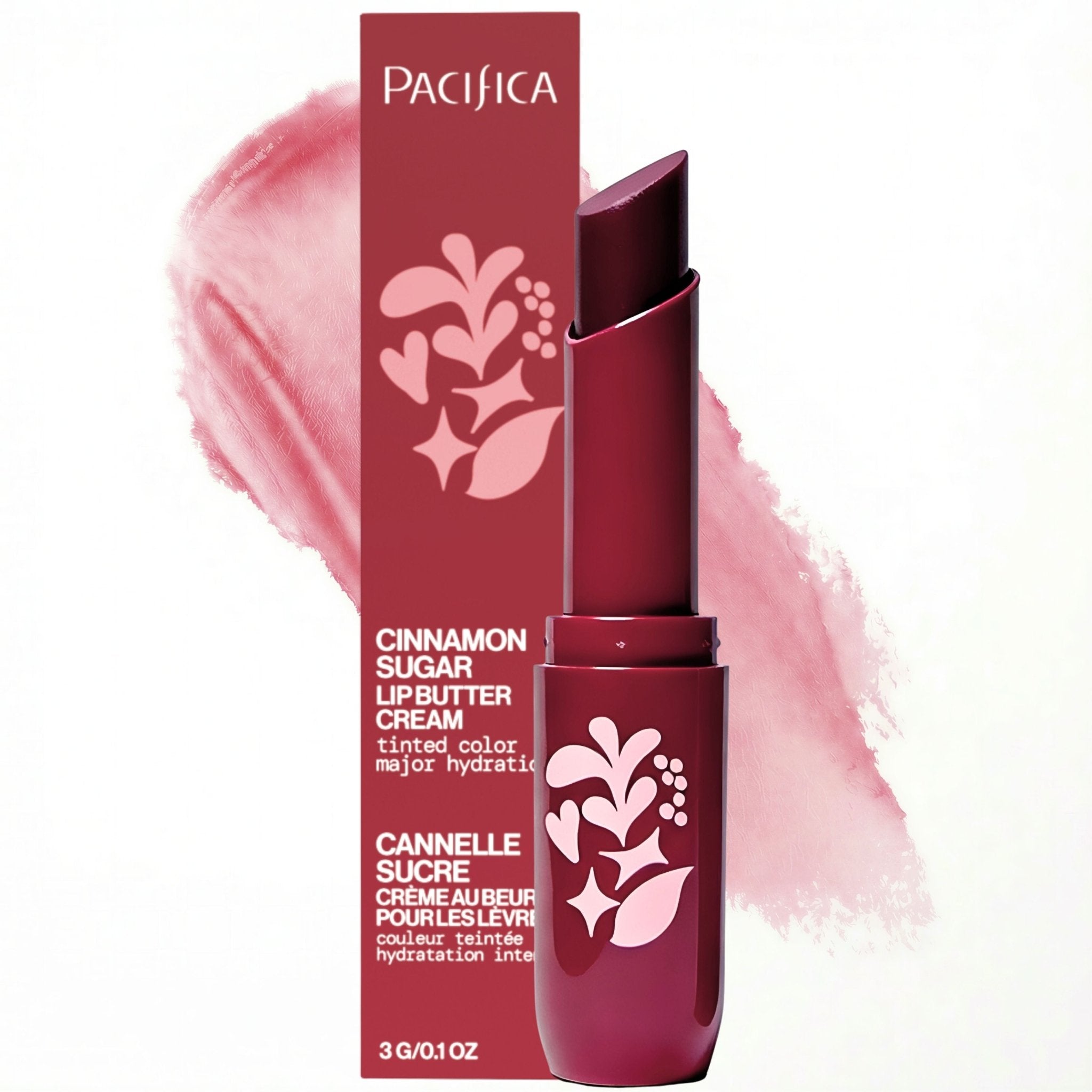Cinnamon Sugar Lip Buttercream | Hydrating Tinted Lip Balm | Pacifica