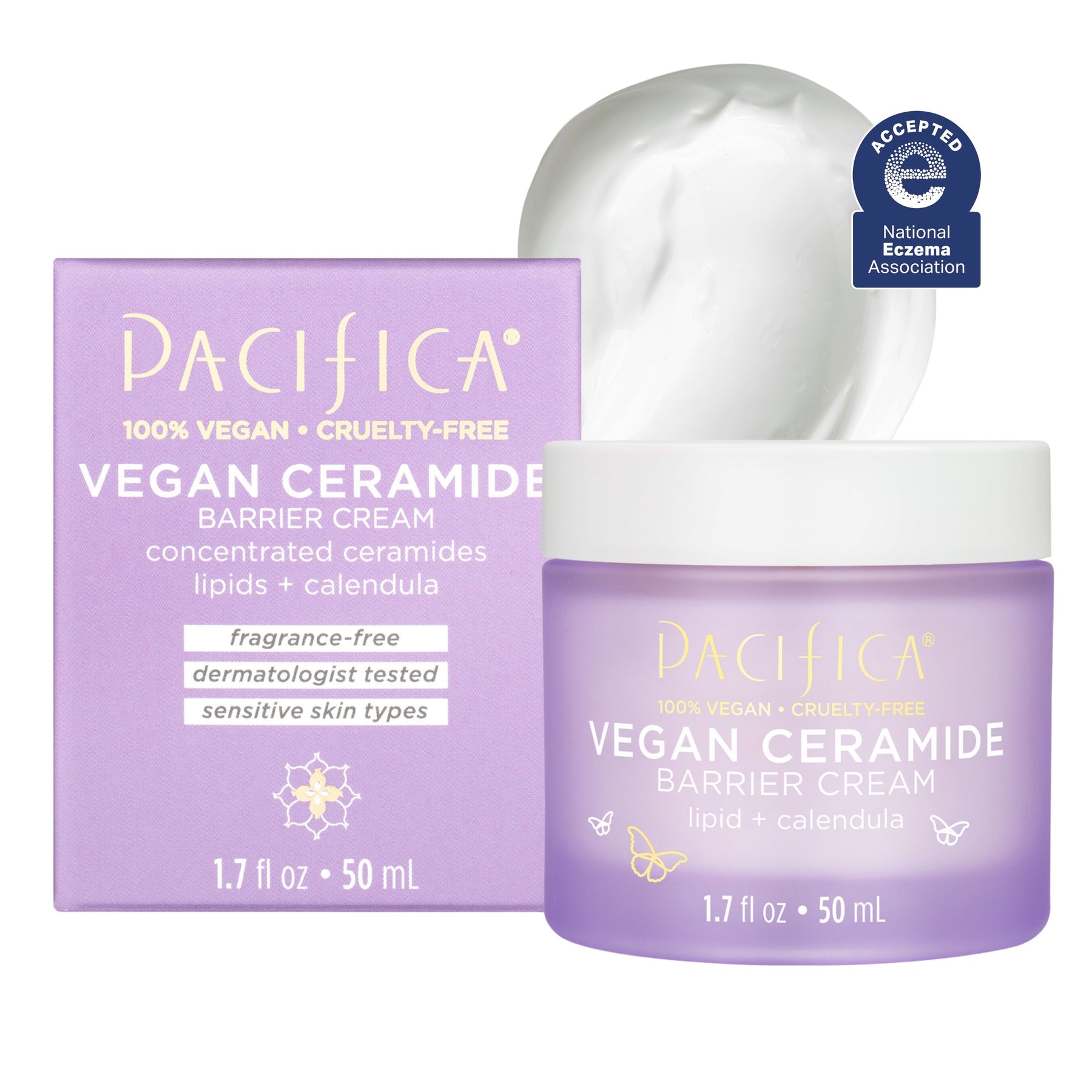 Vegan Ceramide Barrier Face Cream - Skin Care - Pacifica Beauty