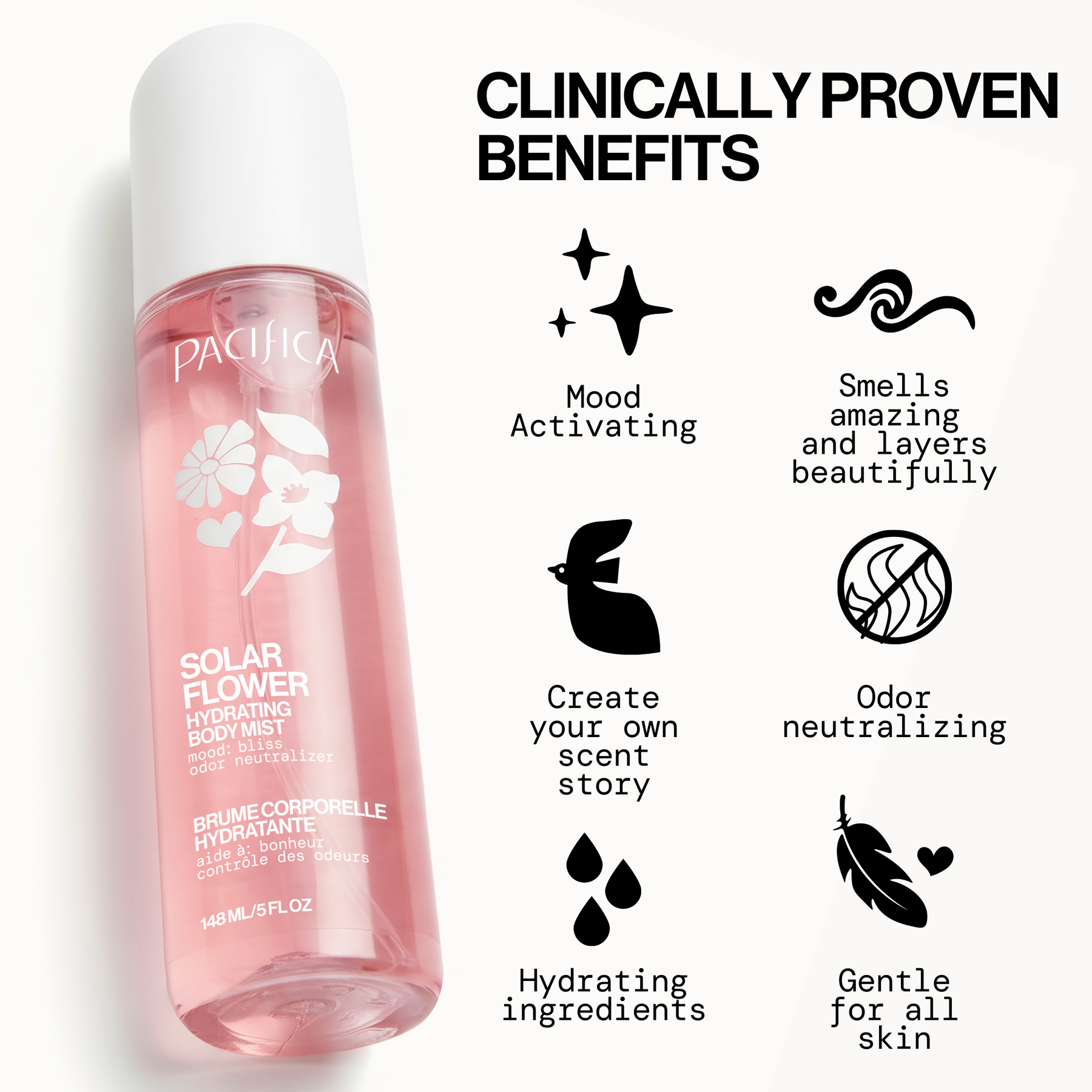 Solar Flower Body Mist - - Pacifica Beauty