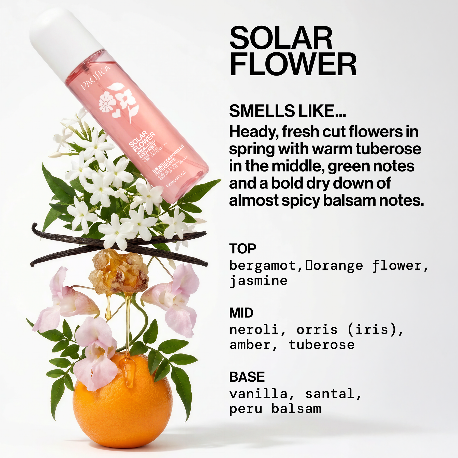 Solar Flower Body Mist - - Pacifica Beauty