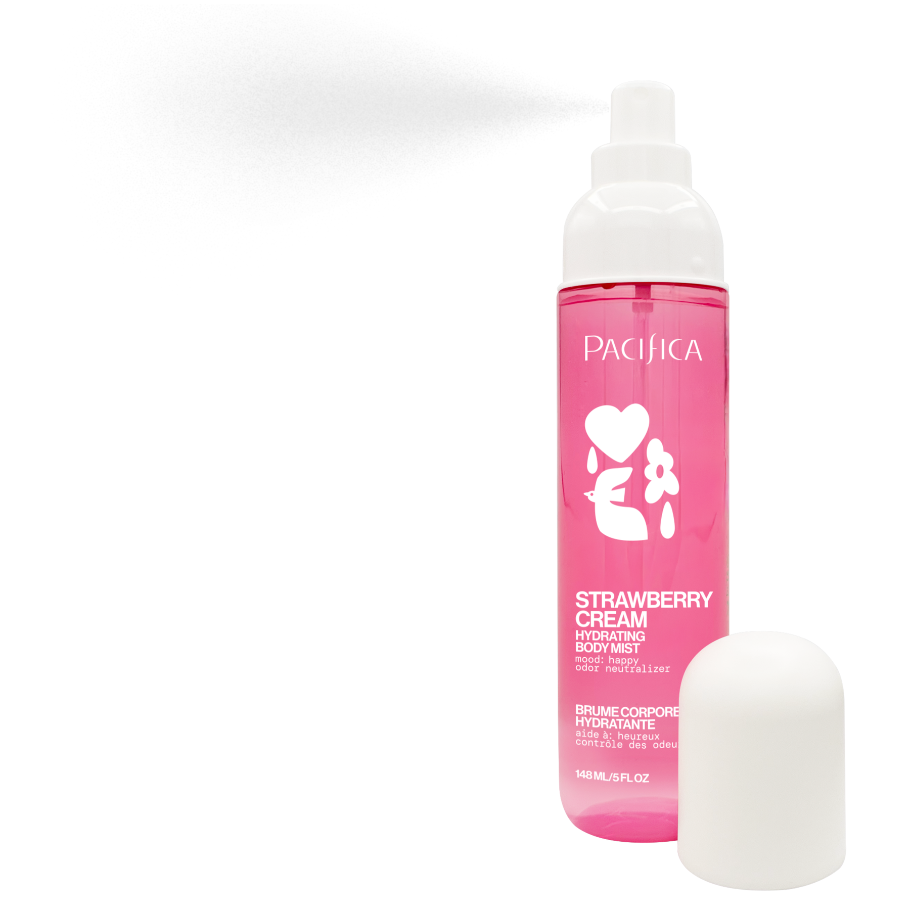 Strawberry Cream Body Mist - - Pacifica Beauty