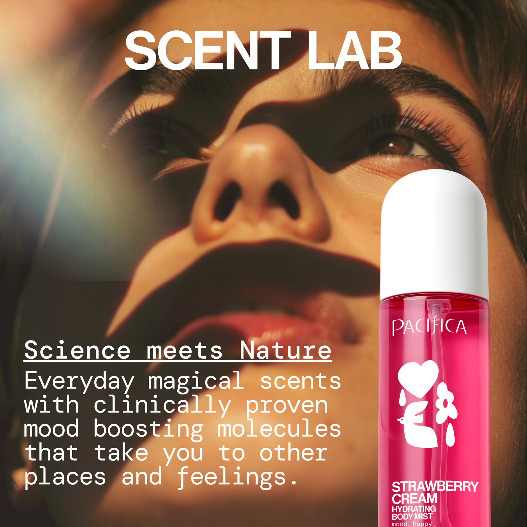 Strawberry Cream Body Mist - - Pacifica Beauty