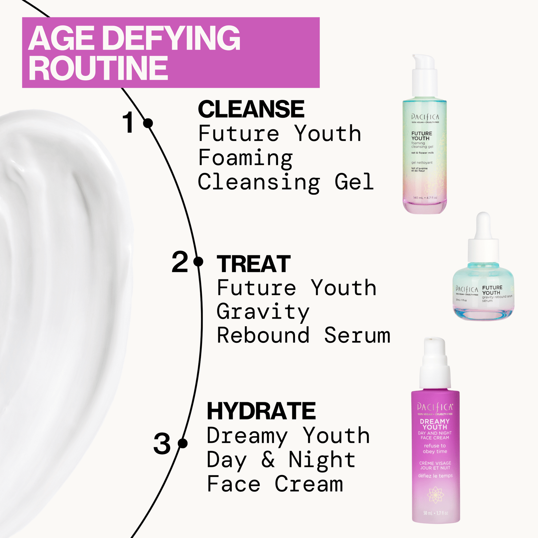 Dreamy Youth Day & Night Face Cream - Pacifica