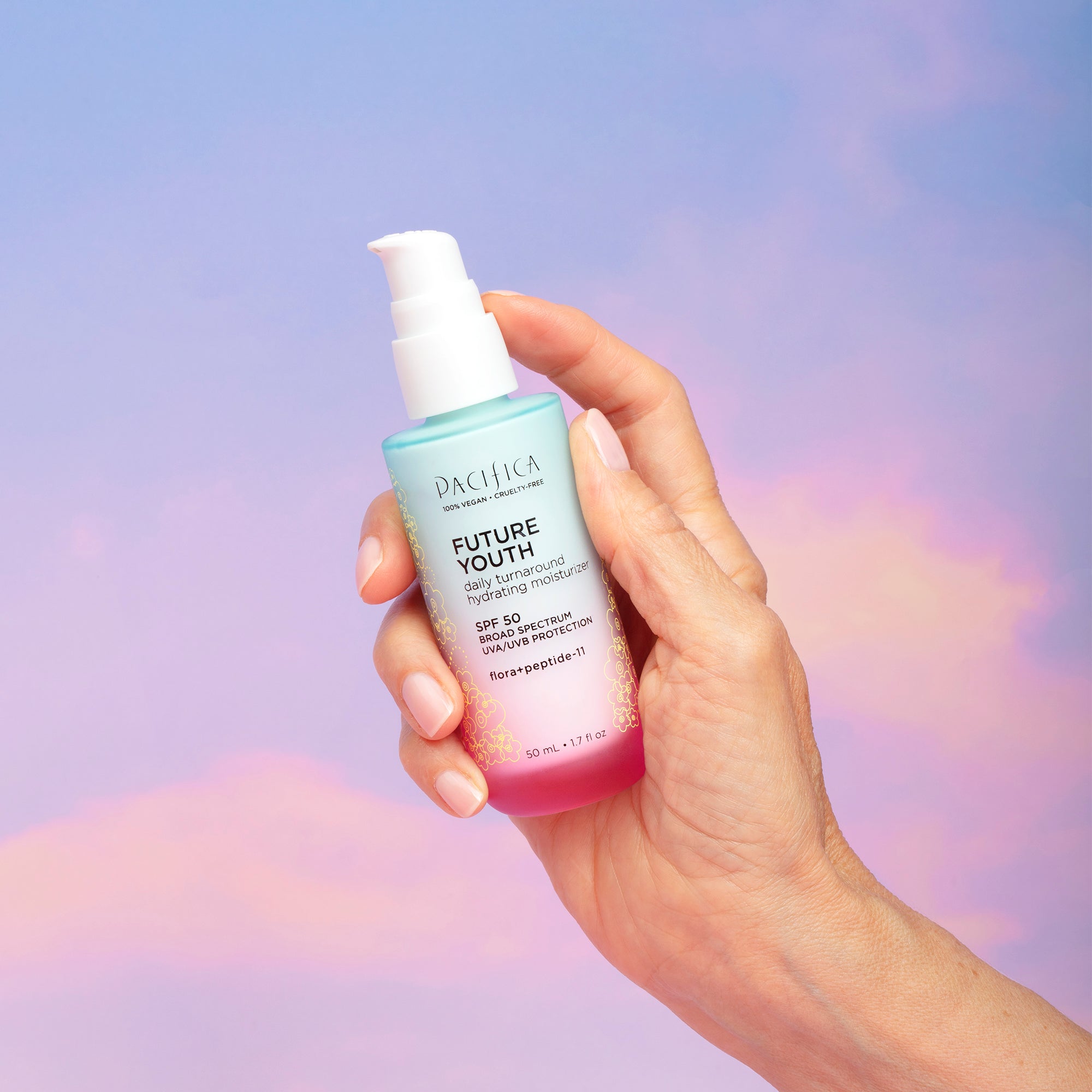 Future Youth Daily Turnaround Hydrating Moisturizer SPF 50 – Model
