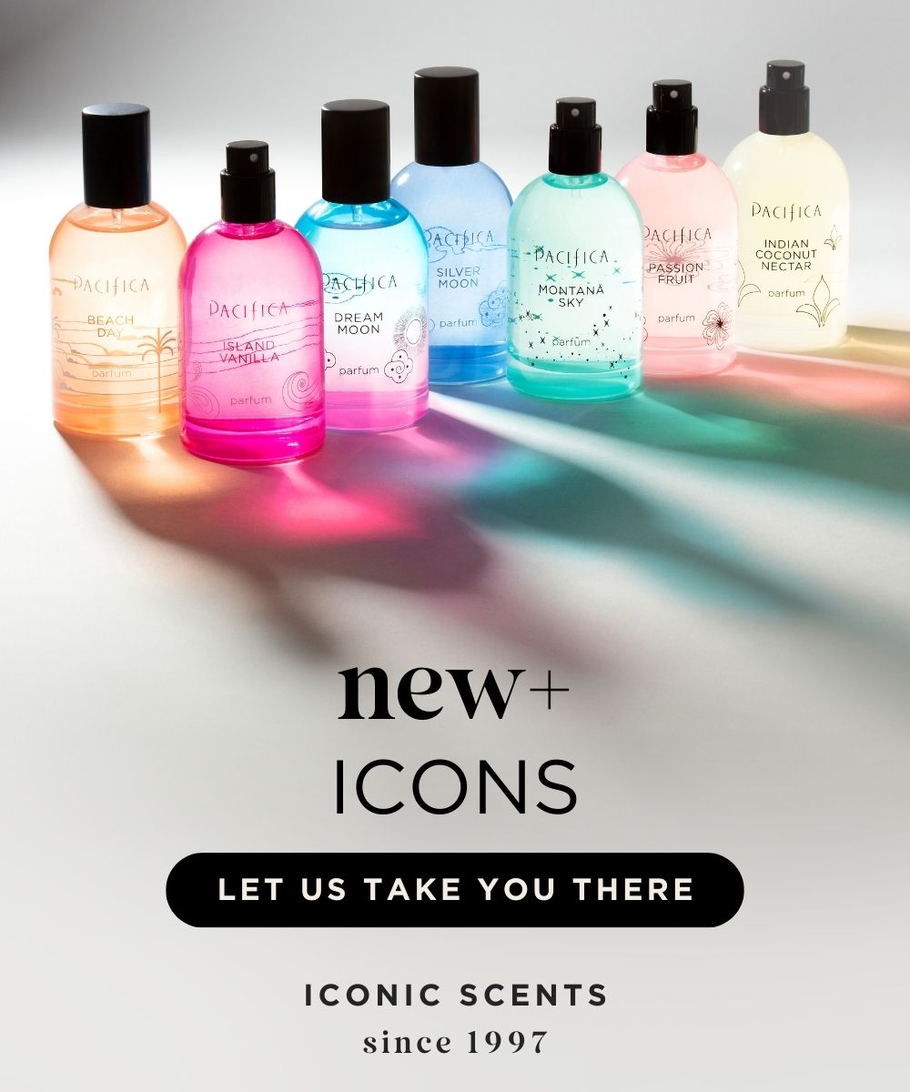 New Icons+. Let Us Take You There. Iconic Scents since 1997. 3 New Fragrances and 4 Re-imagined Bestsellers.