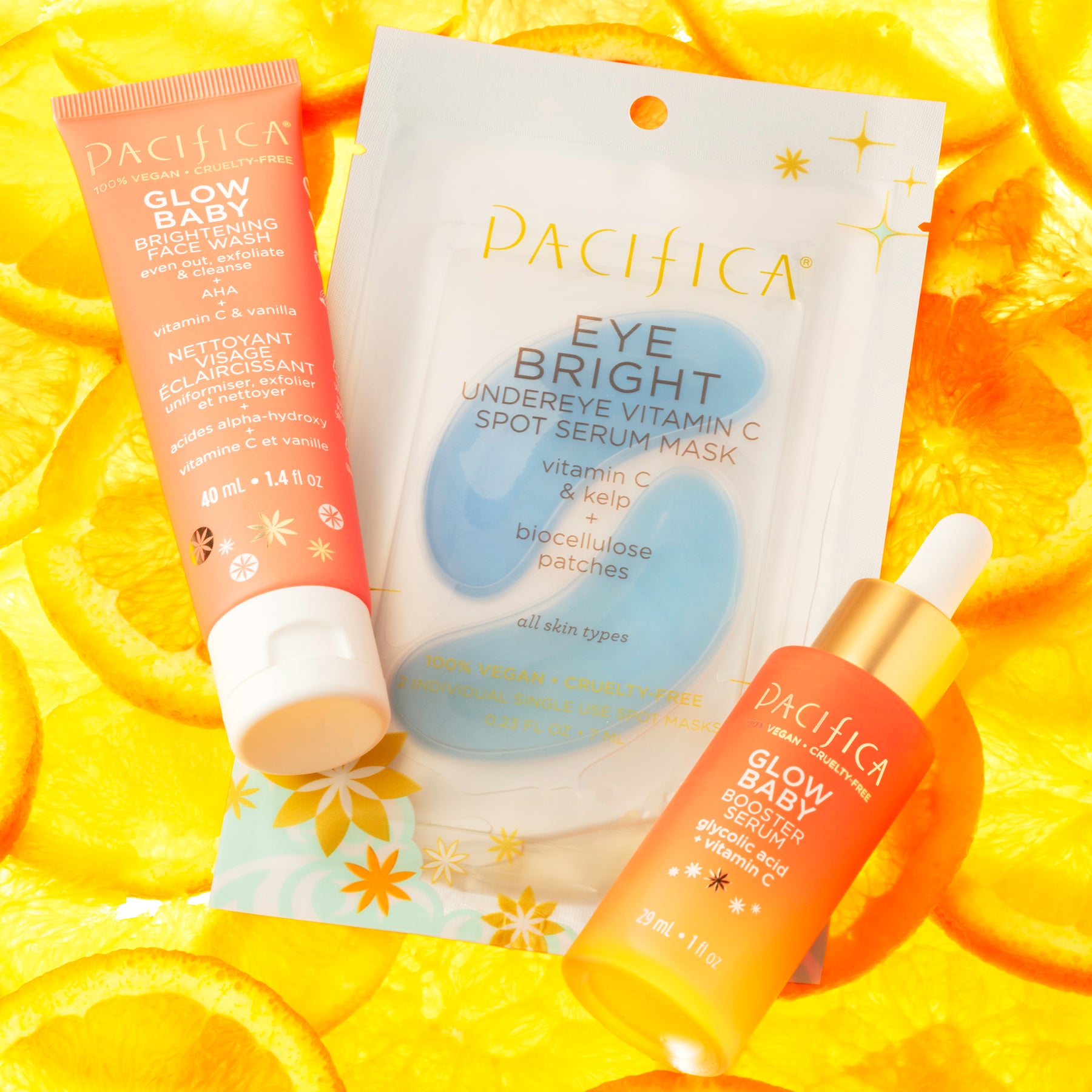 Glow Baby Skincare Trial Kit - - Pacifica Beauty