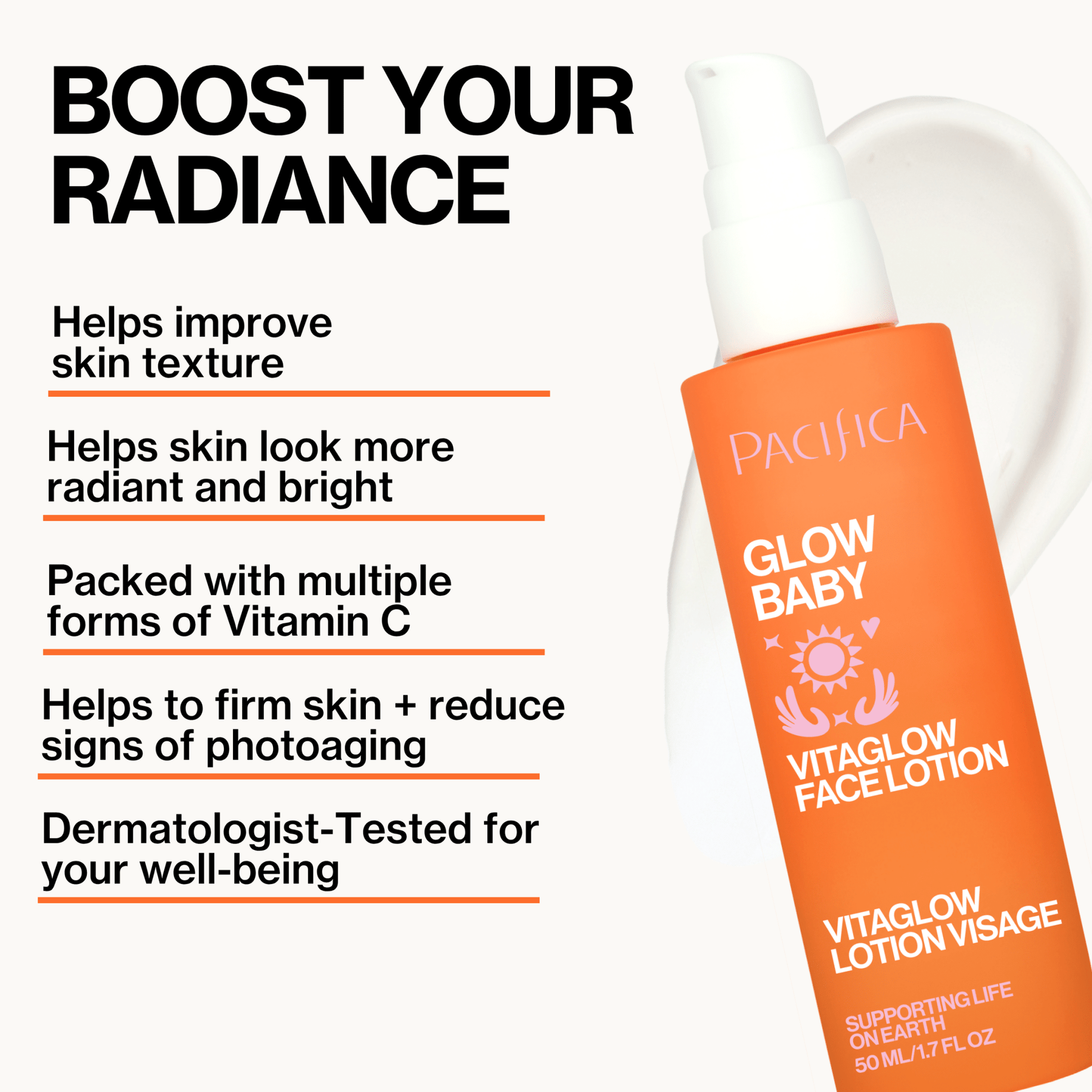 Glow Baby VitaGlow Face Lotion - Pacifica