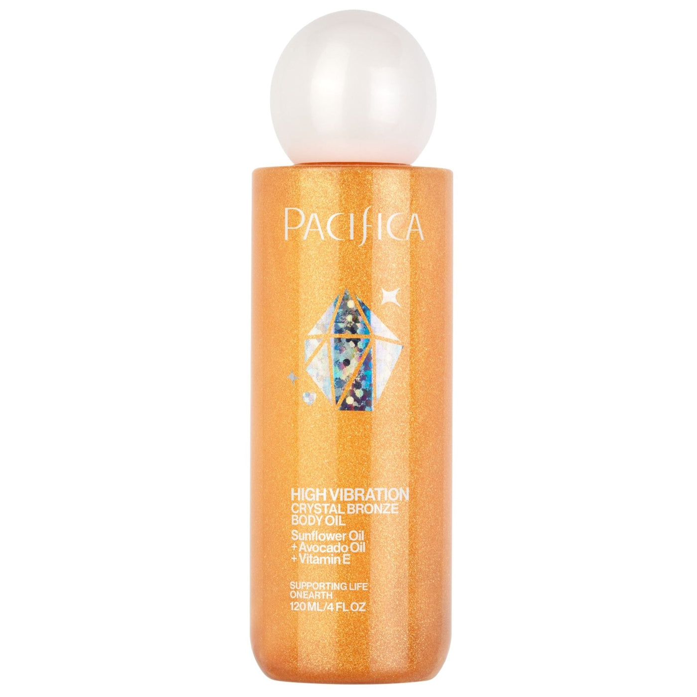 High Vibration Crystal Bronze Body Oil - Pacifica