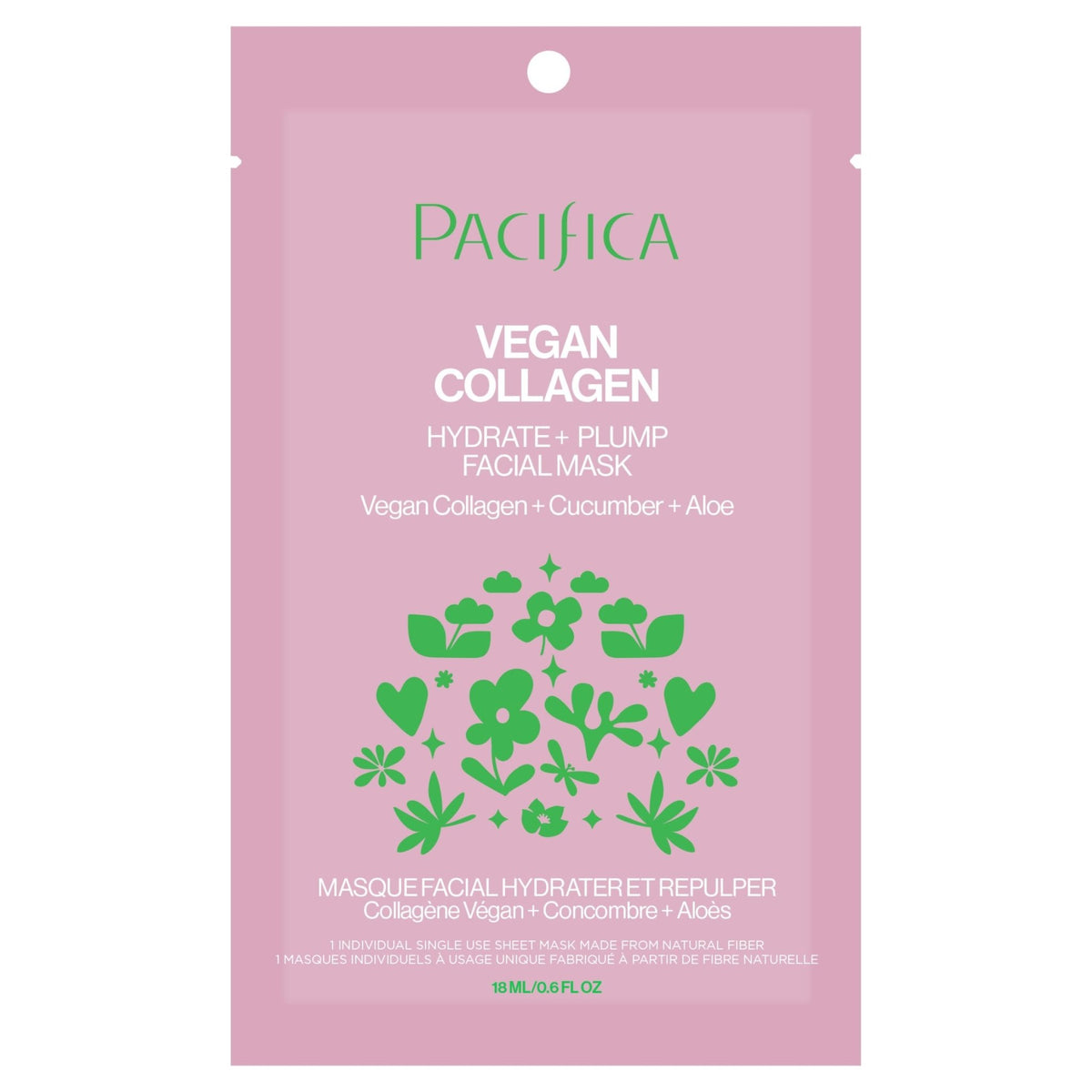 Vegan Collagen Hydrate & Plump Facial Mask - Pacifica