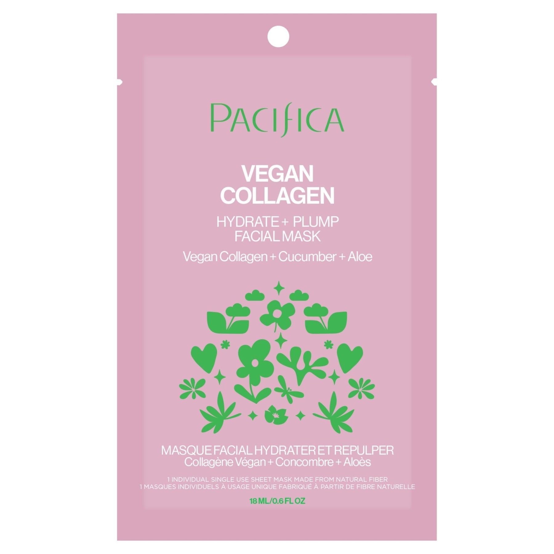 Vegan Collagen Hydrate & Plump Facial Mask - Pacifica