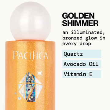 High Vibration Crystal Bronze Body Oil - Pacifica