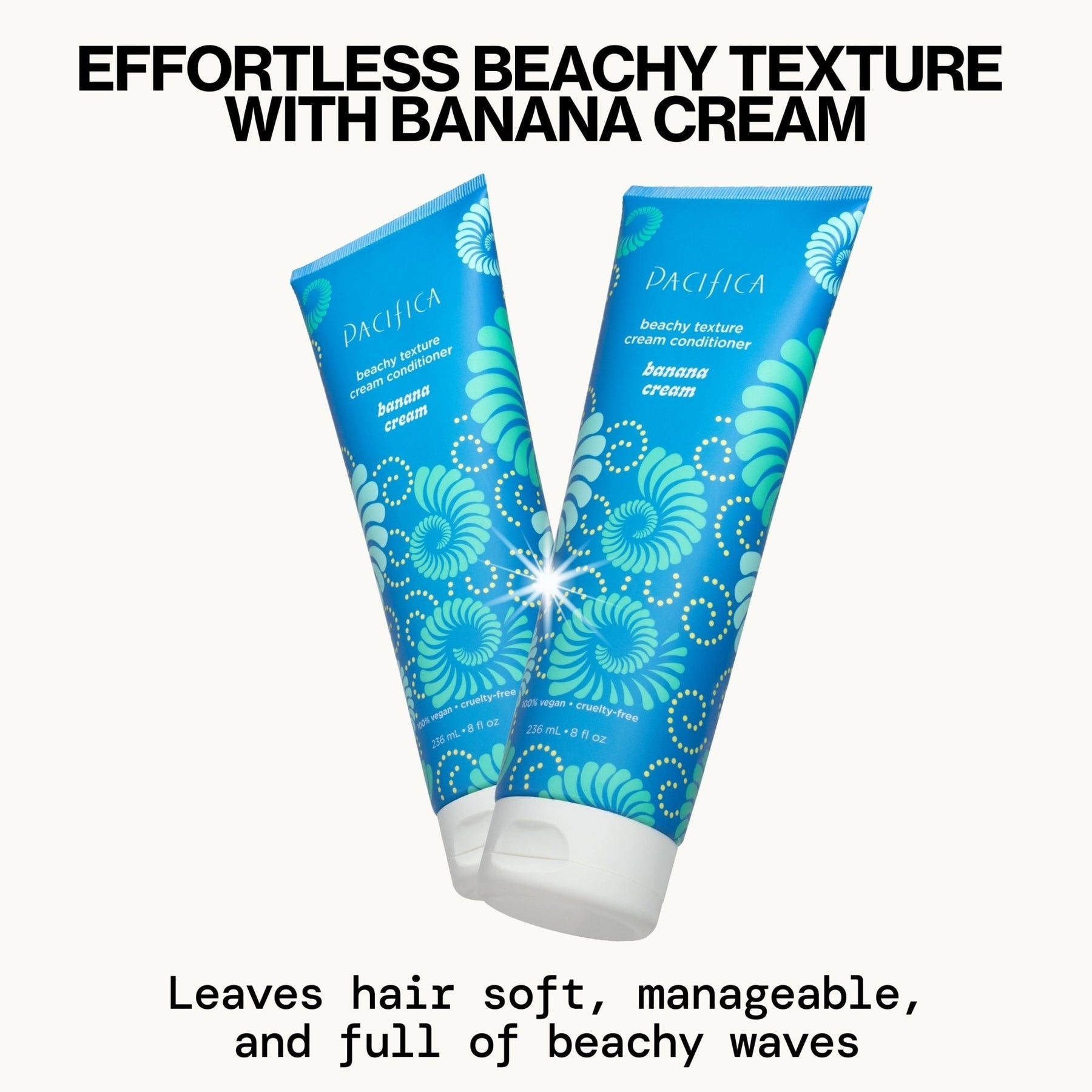 Banana Cream Beachy Texture Cream Conditioner - Pacifica