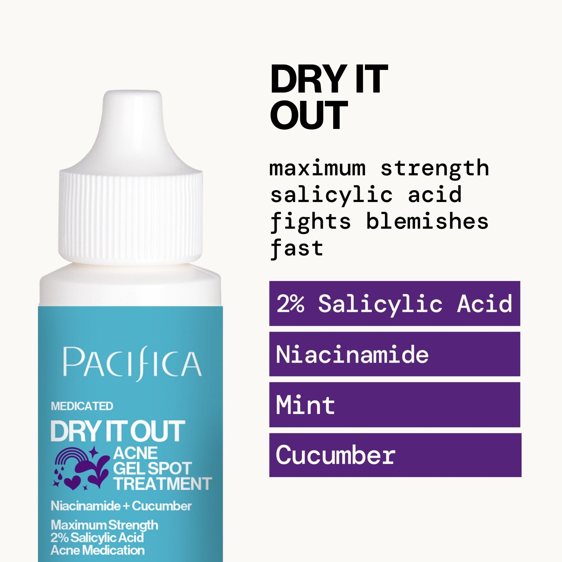 Dry It Out Acne Gel Spot Treatment - Pacifica