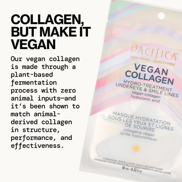 Vegan Collagen Hydro-Treatment Undereye & Smile Lines - 4pk - Skin Care - Pacifica Beauty