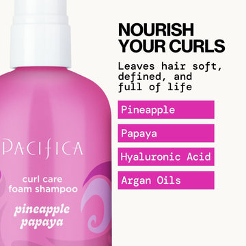 Pineapple Papaya Curl Care Foam Shampoo - Pacifica