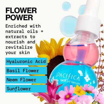 Flower Fix Bi - Phase Hydrating Oil Serum - Pacifica