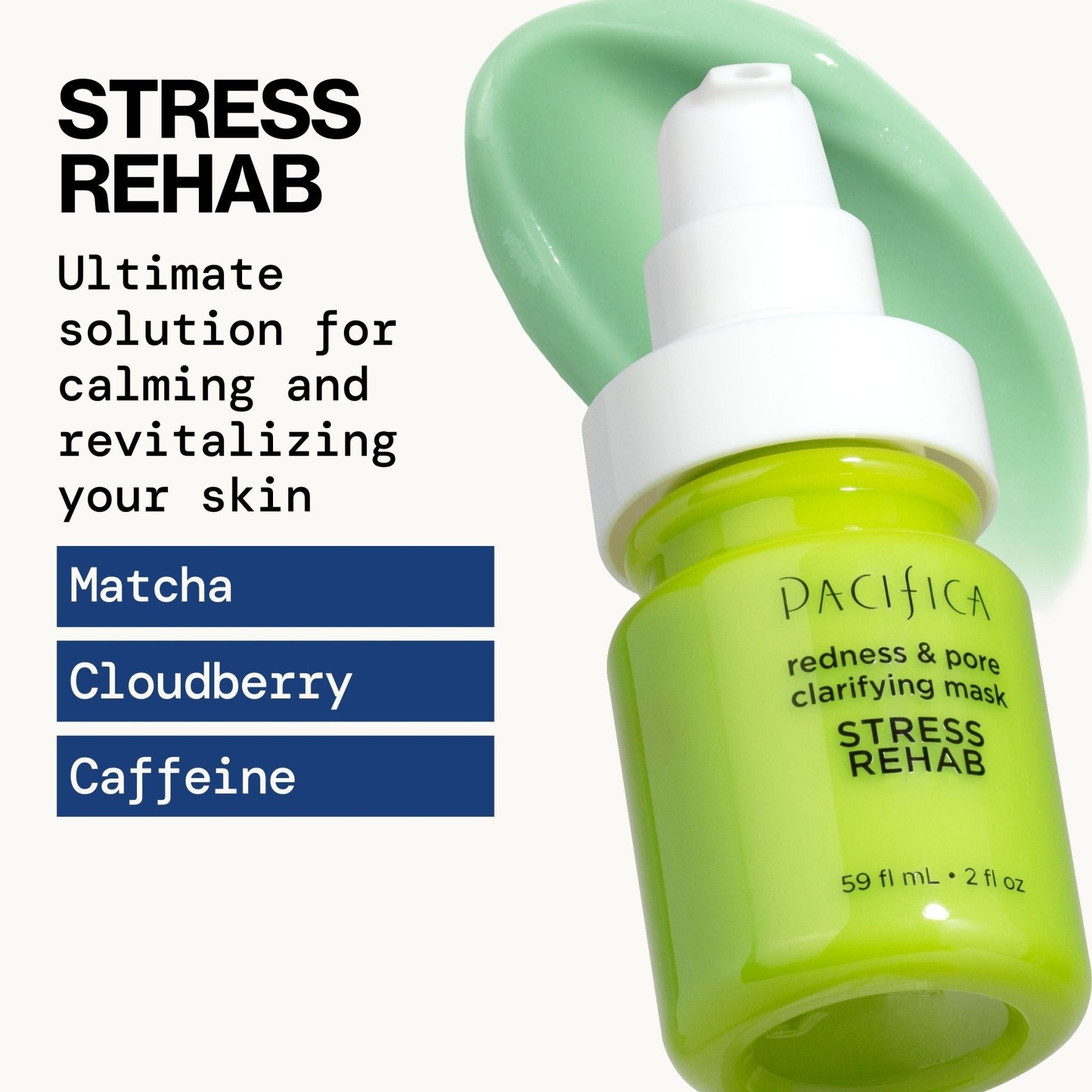 Stress Rehab Redness & Pore Clarifying Mask - Pacifica