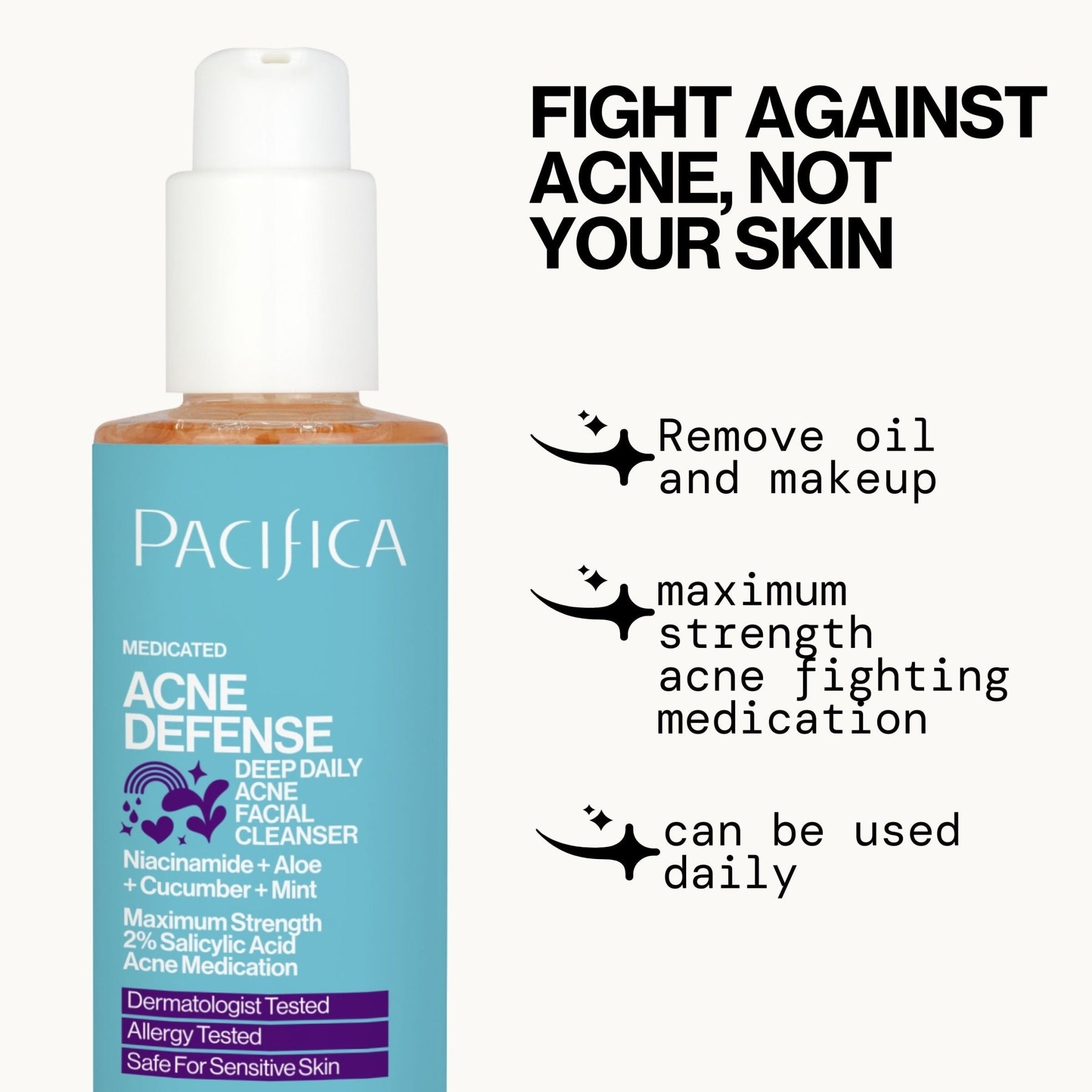 Acne Defense Face Wash - Pacifica