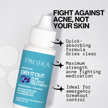 Dry It Out Acne Gel Spot Treatment - Skin Care - Pacifica Beauty