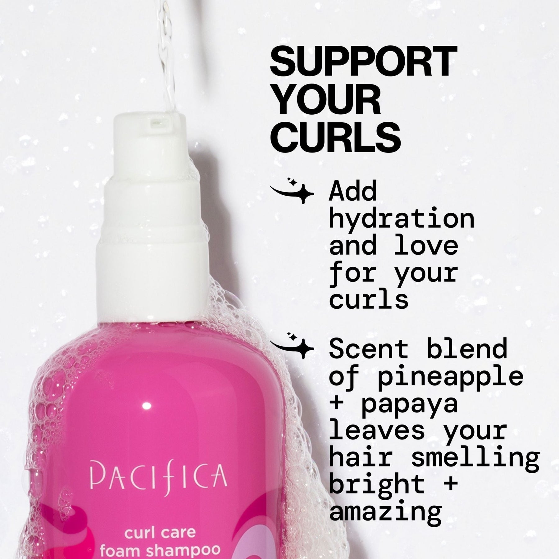 Pineapple Papaya Curl Care Foam Shampoo - Pacifica