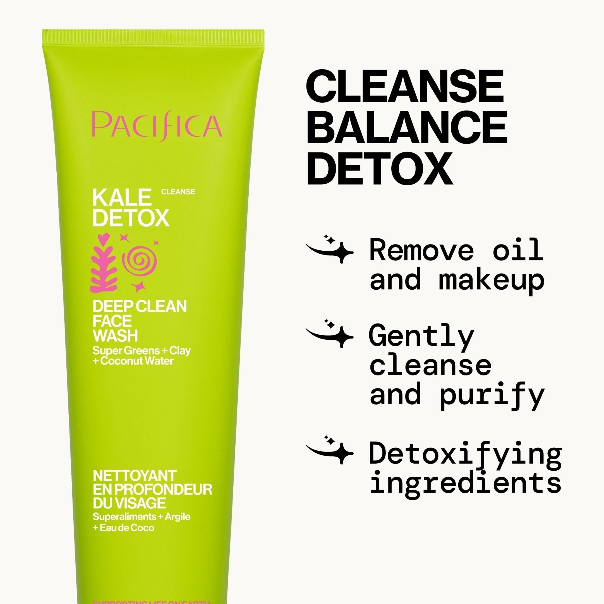 Kale Detox Deep Cleaning Face Wash | Combination and Oily Skin