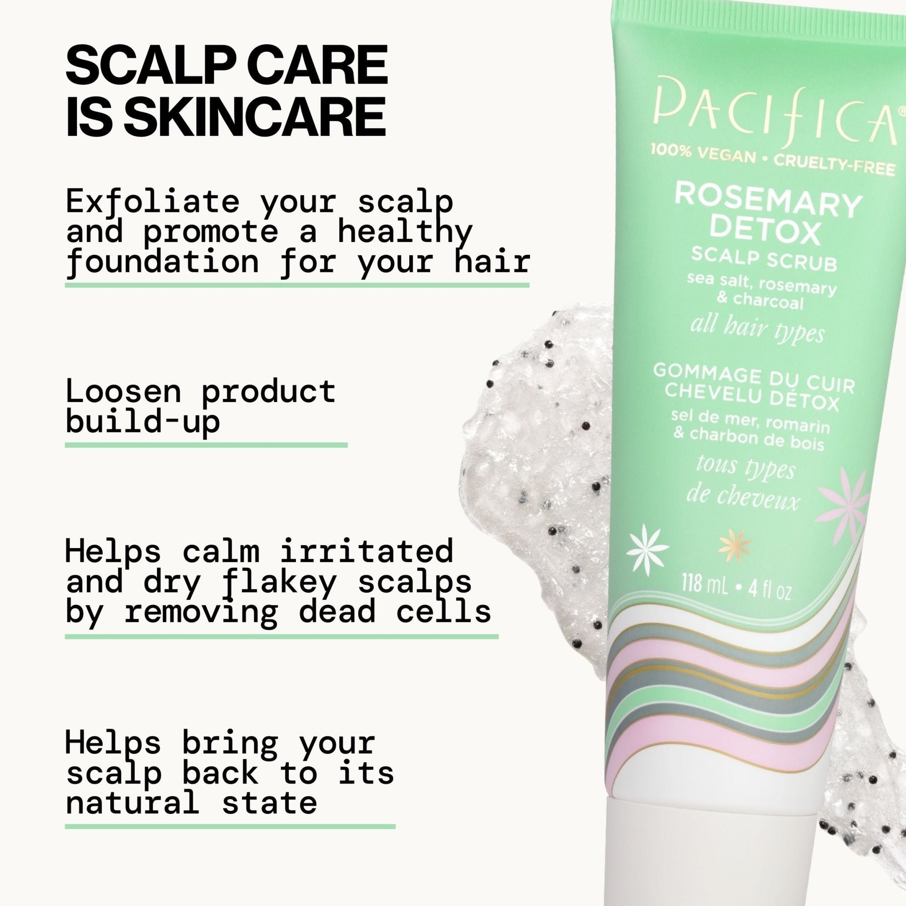 Rosemary Detox Scalp Scrub - Pacifica