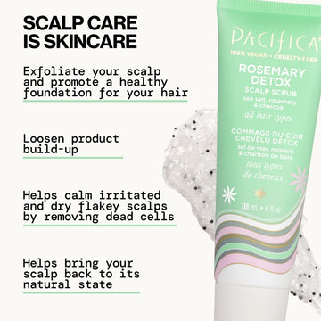 Rosemary Detox Scalp Scrub - Pacifica
