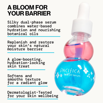 Flower Fix Bi - Phase Hydrating Oil Serum - Pacifica