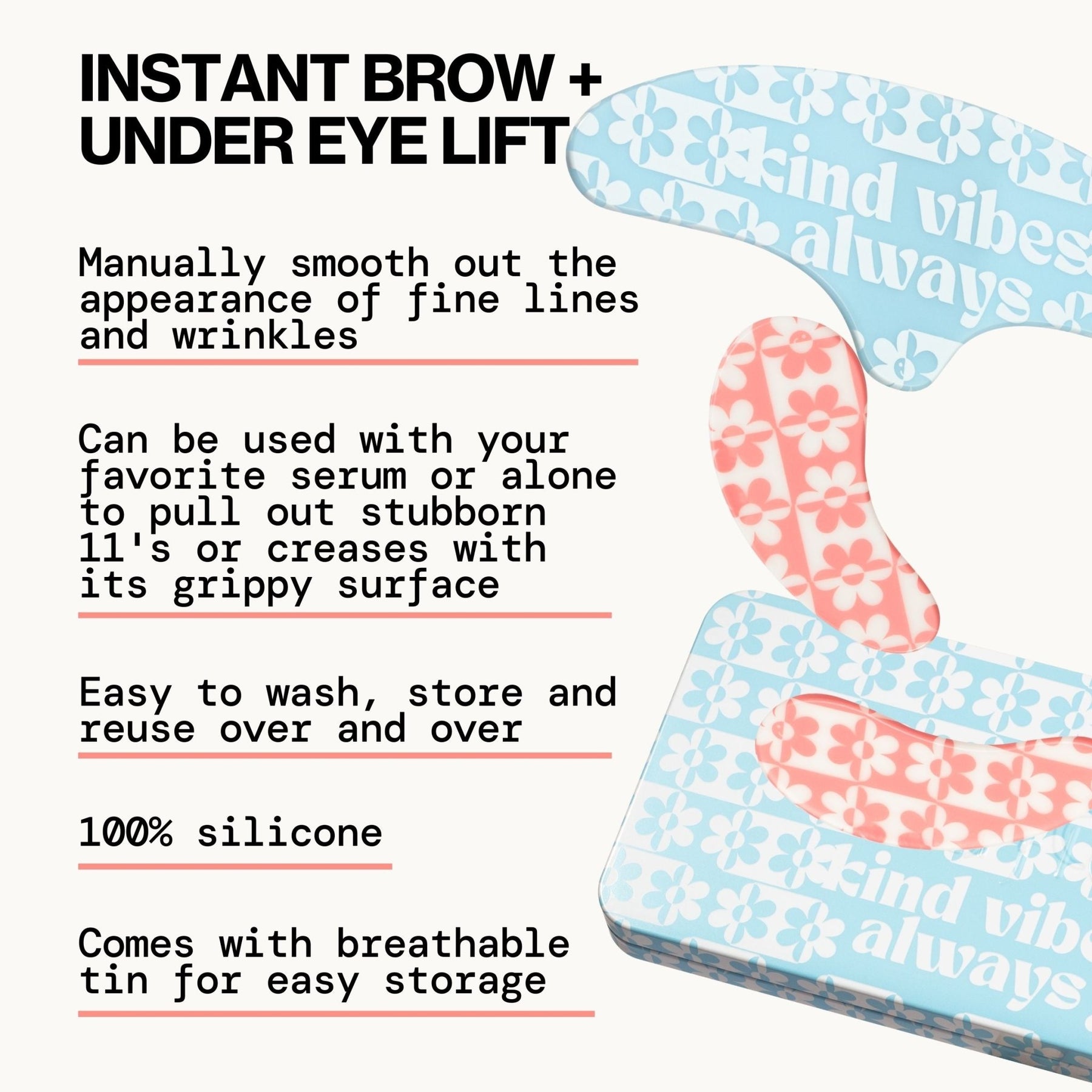 Reusable Eye & Brow Mask Set - Pacifica