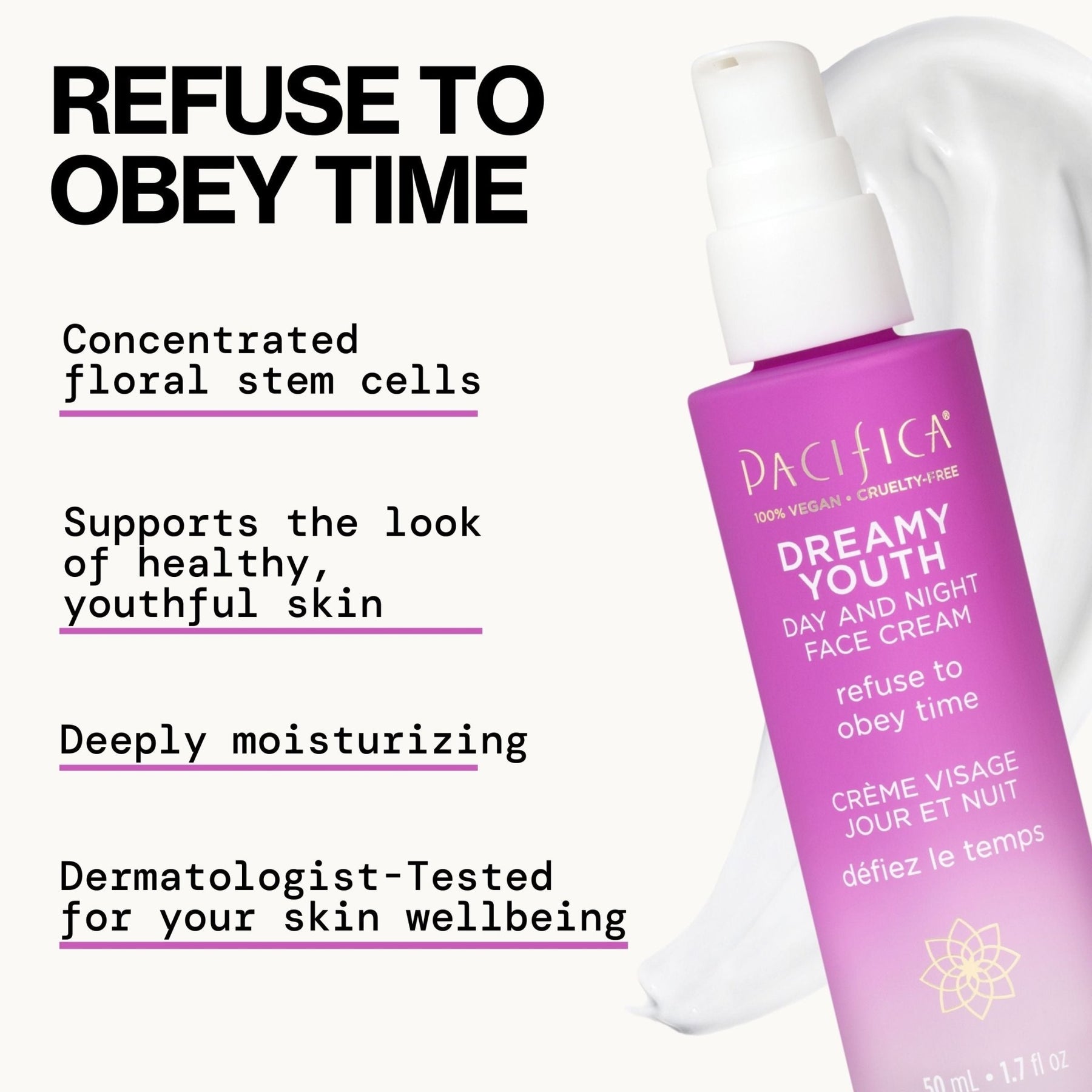 Dreamy Youth Day & Night Face Cream - Pacifica