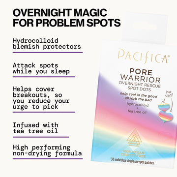 Pore Warrior Overnight Rescue Spot Dots - Pacifica