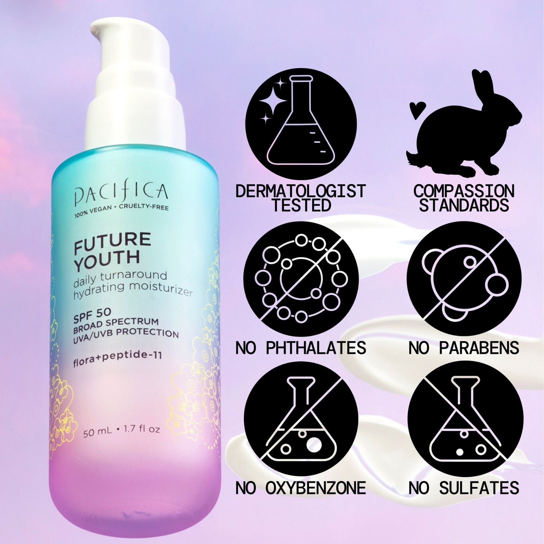 Future Youth Daily Turnaround Hydrating Moisturizer SPF 50 - Pacifica
