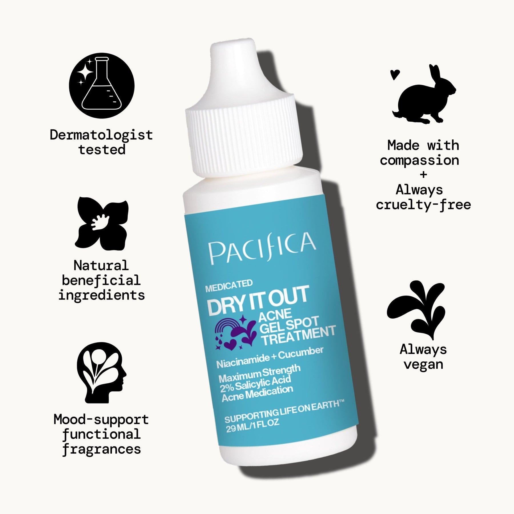 Dry It Out Acne Gel Spot Treatment - Pacifica