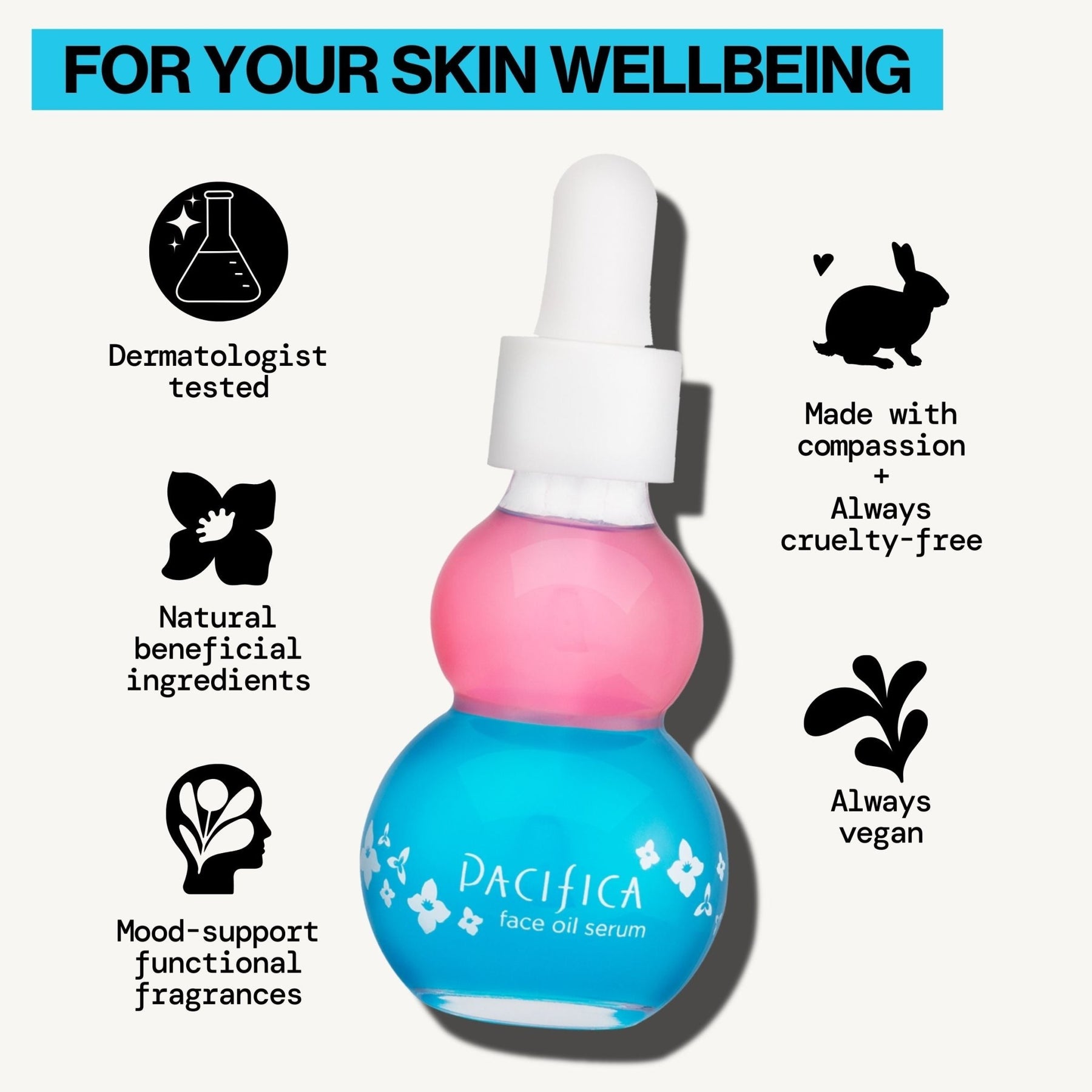 Flower Fix Bi - Phase Hydrating Oil Serum - Pacifica