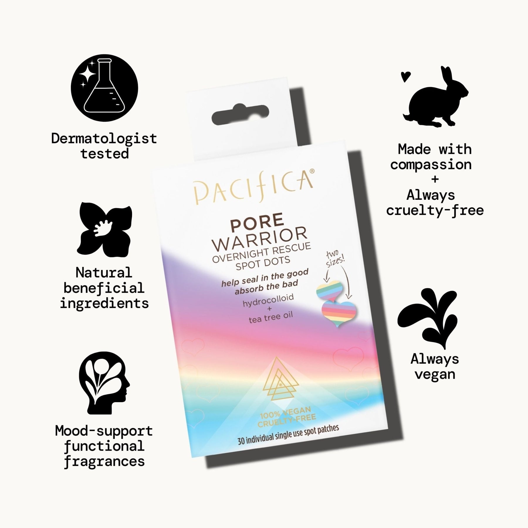 Pore Warrior Overnight Rescue Spot Dots - Pacifica