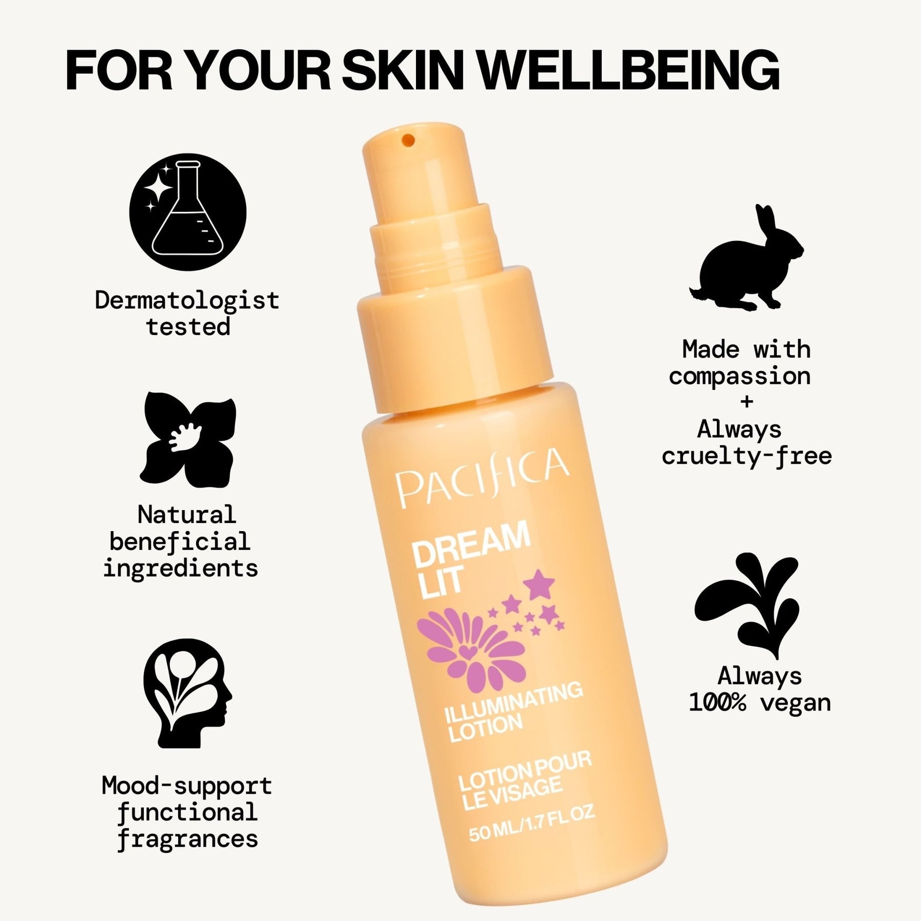 Dreamlit Illuminating Facial Lotion - Pacifica