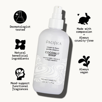 Coconut Whip Cream to Foam Gentle Cleanser - Pacifica