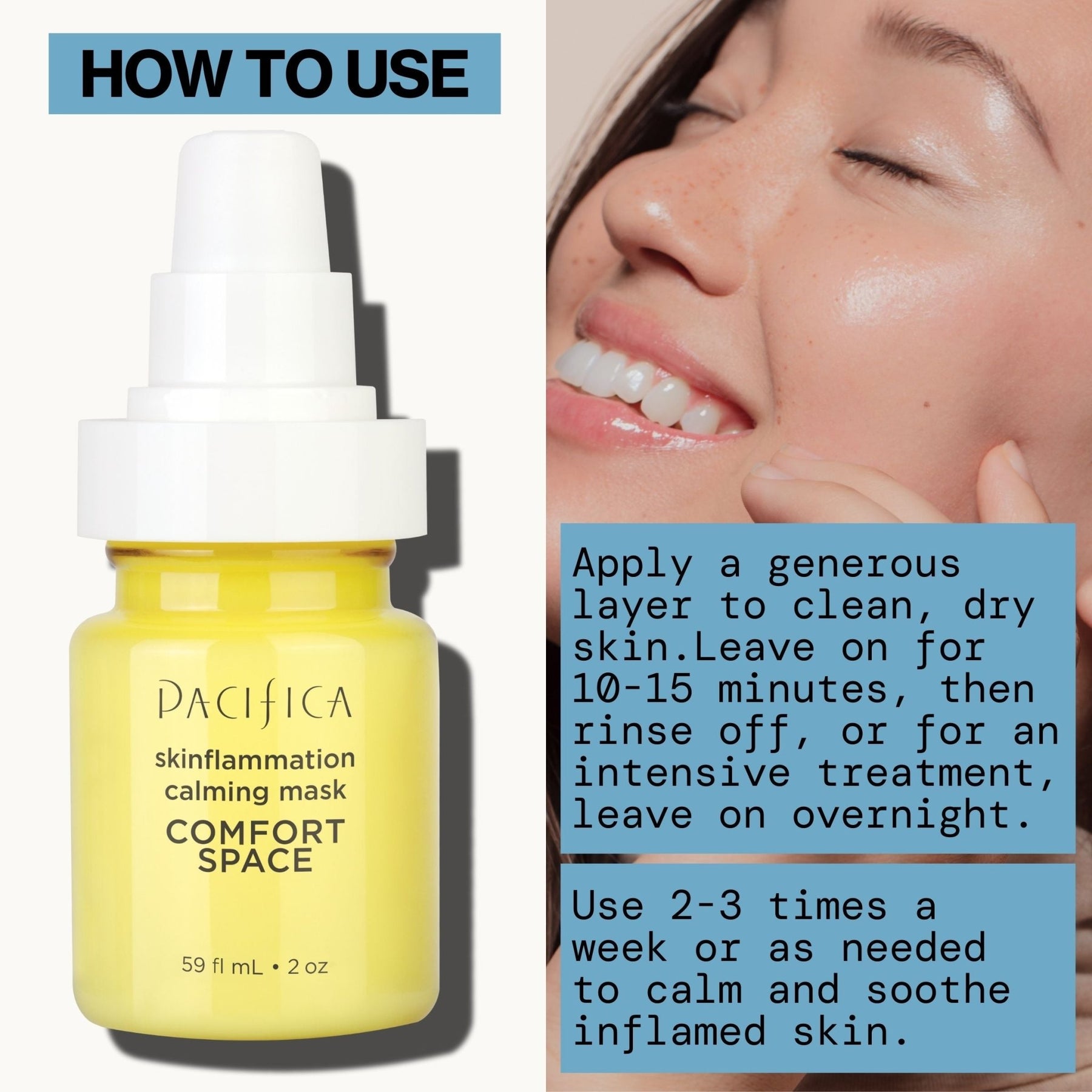 Comfort Space Skinflammation Calming Mask - Pacifica