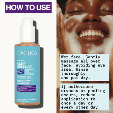 Acne Defense Face Wash - Pacifica
