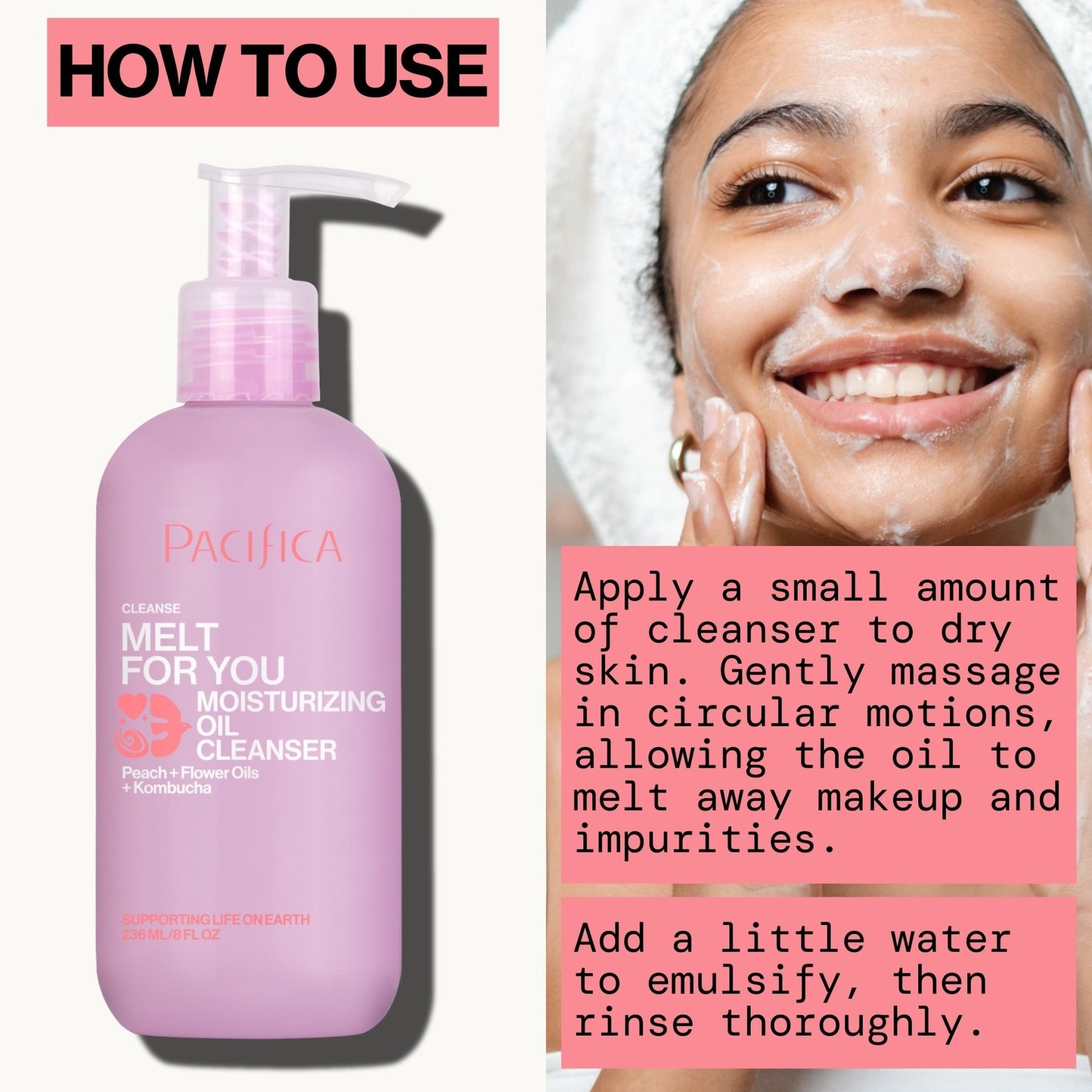 Melt For You Moisturizing Oil Cleanser - Pacifica