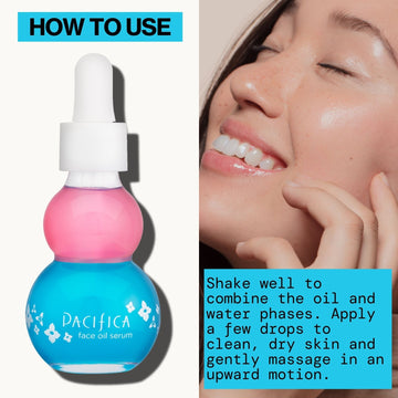 Flower Fix Bi - Phase Hydrating Oil Serum - Pacifica