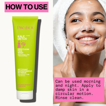Kale Detox Deep Cleaning Face Wash - Pacifica