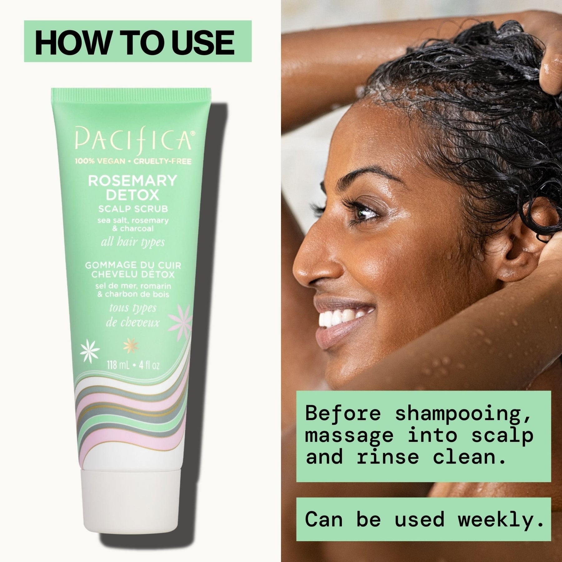 Rosemary Detox Scalp Scrub - Pacifica