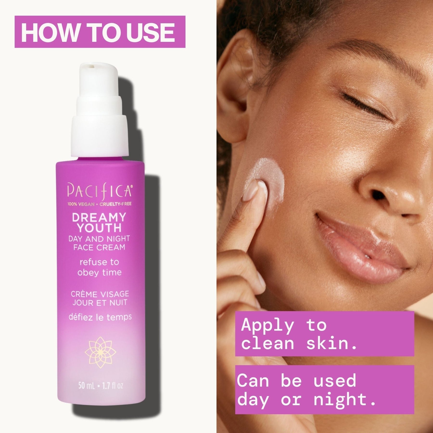 Dreamy Youth Day & Night Face Cream - Pacifica