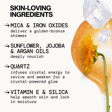 High Vibration Crystal Bronze Body Oil - Pacifica