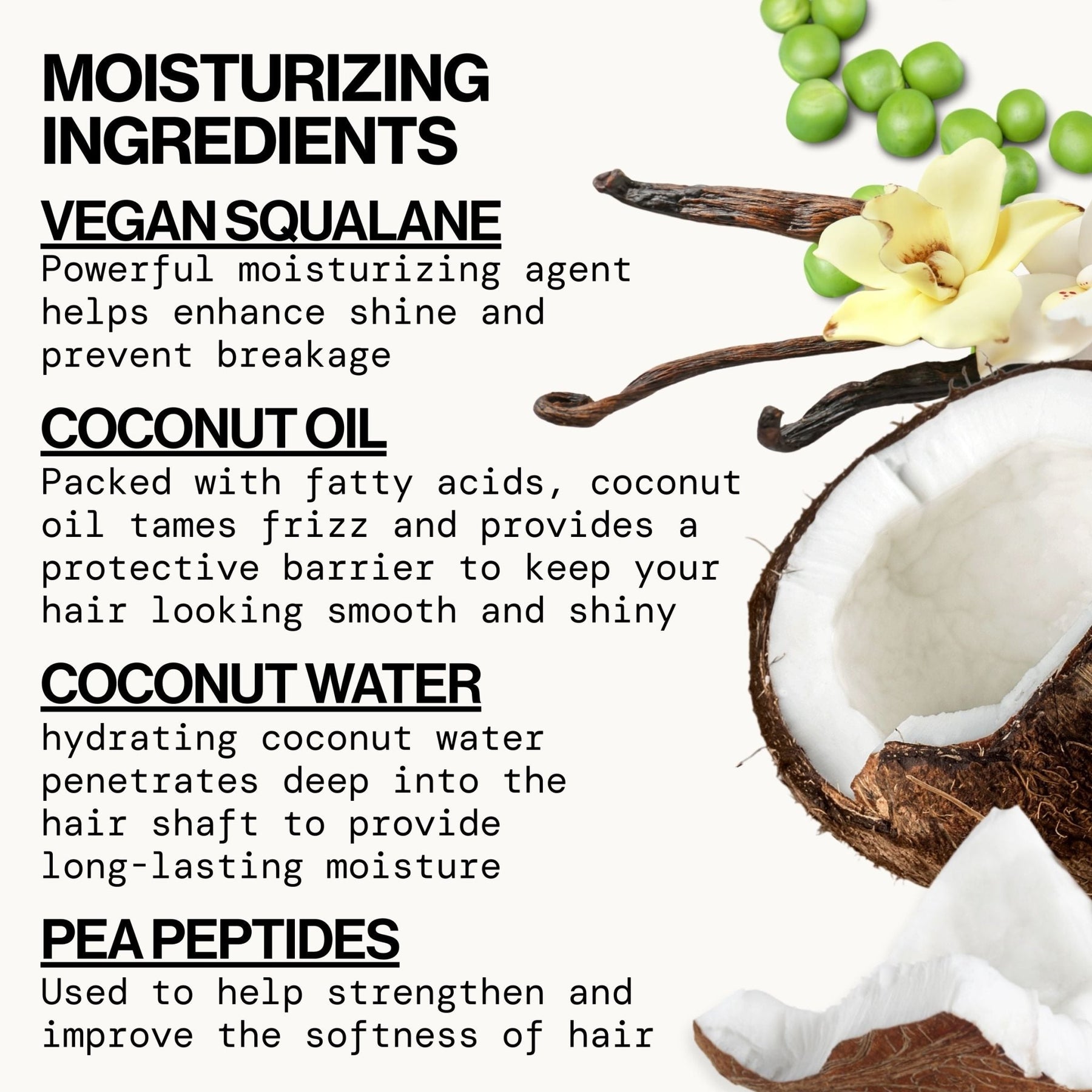 Coconut Vanilla Moisturizing Foam Shampoo - Pacifica