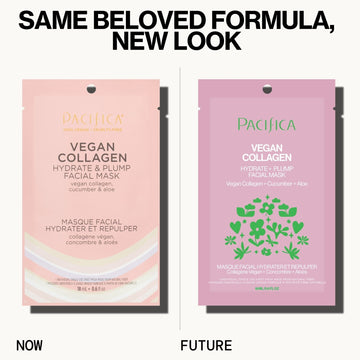 Vegan Collagen Hydrate & Plump Facial Mask - Pacifica