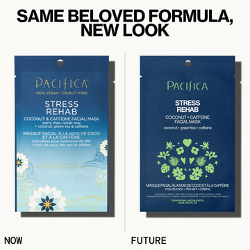 Stress Rehab Coconut & Caffeine Facial Mask - Pacifica
