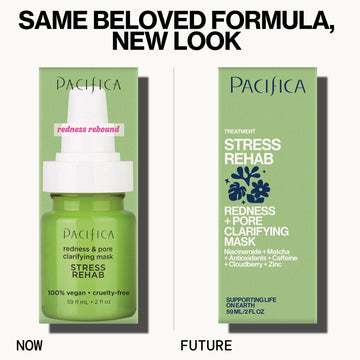 Stress Rehab Redness & Pore Clarifying Mask - Pacifica