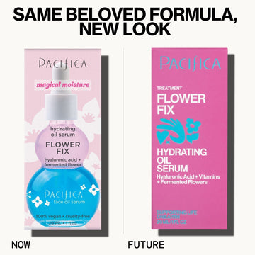 Flower Fix Bi - Phase Hydrating Oil Serum - Pacifica
